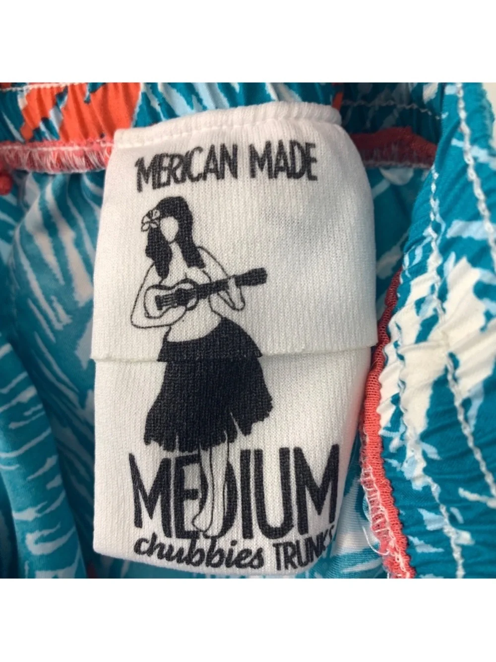Chubbies mens medium shorts board swim trunks bathing suit surf geometric aloha